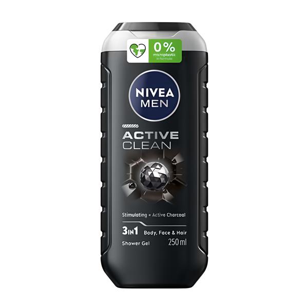 Nivea Men Active clean sprchový gel Košík.cz