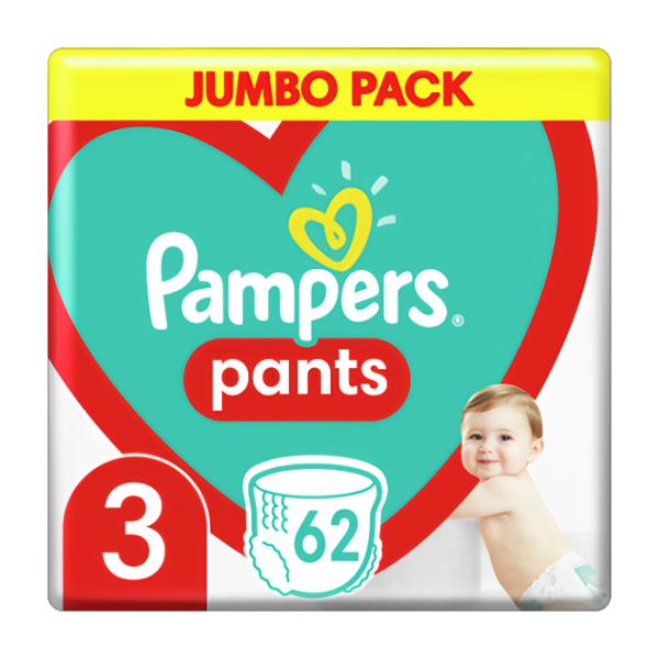 Pampers Pants Plenkové kalhotky Jumbo Pack vel. 3 (6-11kg) Košík.cz