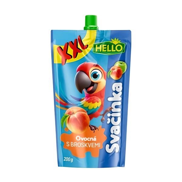 Hello Ovocná svačinka XXL s broskvemi Košík.cz