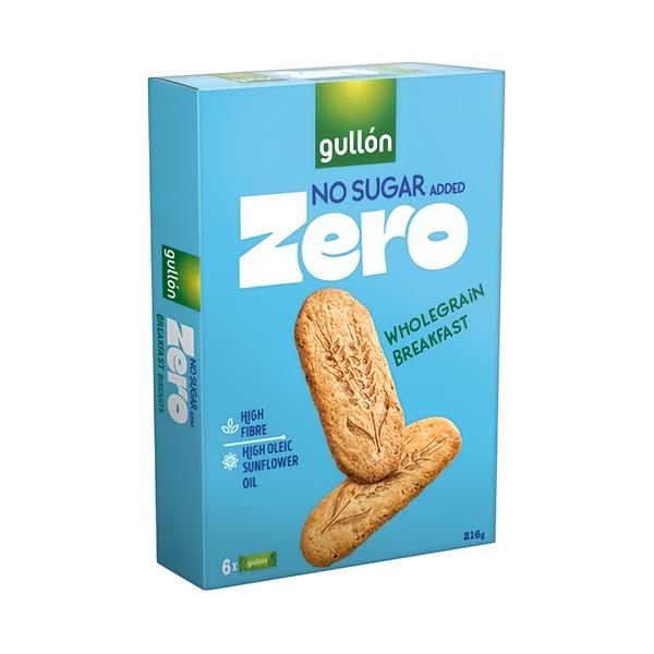 Gullón Breakfast biscuits – Sušenky s celozrnnými cereáliemi, se sladidly, bez přídavku cukru