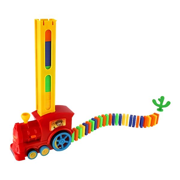 Teddies Lokomotiva, domino stavěcí, 16 cm