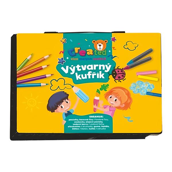 Created Kreativní sada na malování v plastovém kufříku Košík.cz