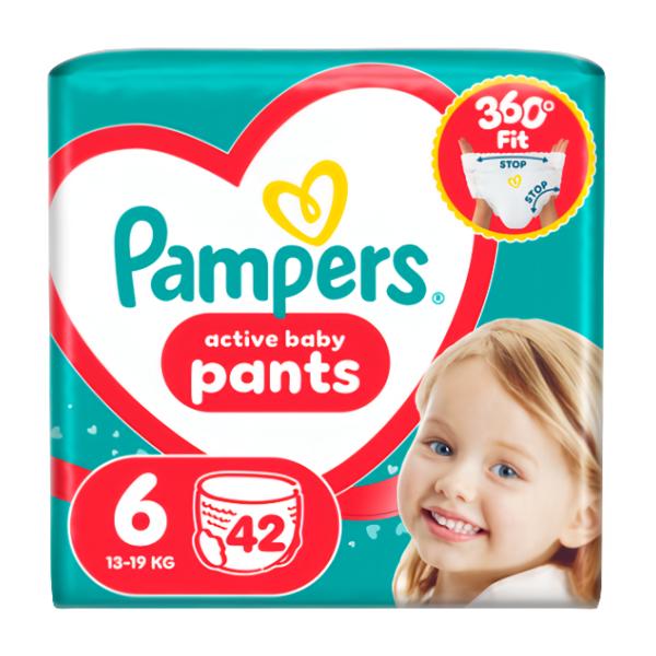Pampers Plenkové kalhotky Jumbo Pack, vel. 6 (13-19 kg) Košík.cz
