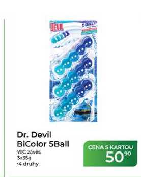Dr. Devil BiColor 5Ball WC závěs 3x35g Tamda Foods