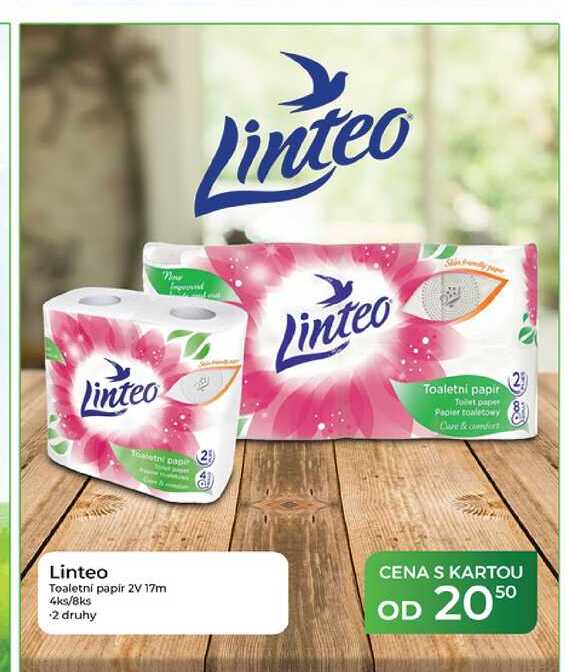 Linteo Toaletni papir 2V 17m 4ks/8ks Tamda Foods