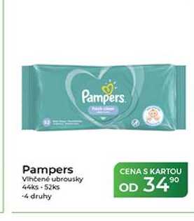 Pampers Pampers Vlhčené ubrousky 44ks-52ks