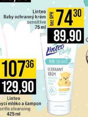 Linteo Baby ochranný krém sensitive 75 ml 