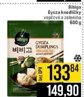 Bibigo Gyoza knedličky vepřové a zelenina 600 g