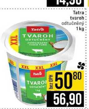 Tatra tvaroh odtučněný 1 kg