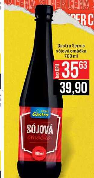 Gastro Servis sójová omáčka 700 ml