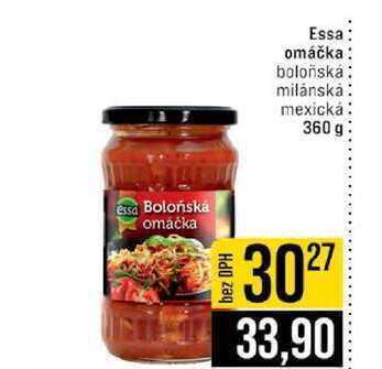 Essa omáčka boloňská milánská mexická 360 g