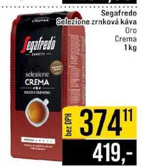 Segafredo Selezione zrnková káva Oro Crema 1kg  