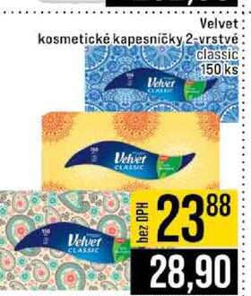 Velvet kosmetické kapesničky 2-vrstvé classic 150 ks JIP