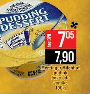 Mertinger Milchhof pudink cokoláda vanilka 100 g 