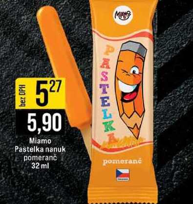Miamo Pastelka nanuk pomeranč 32 ml