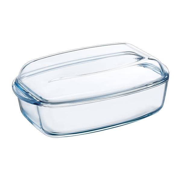 Pyrex Pekáč skleněný s víkem, 6,7 l