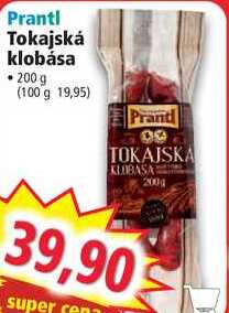 Prantl Tokajská klobása, 200 g