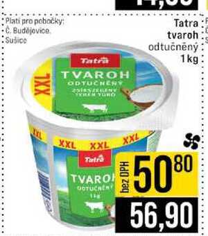 Tatra tvaroh odtučněný 1 kg