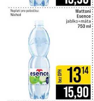 Mattoni Esence jablko+mata 750 ml 