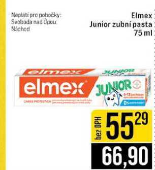 Elmex Junior zubní pasta 75 ml JIP