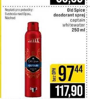 Old Spice deodorant sprej captain whitewater 250 ml JIP