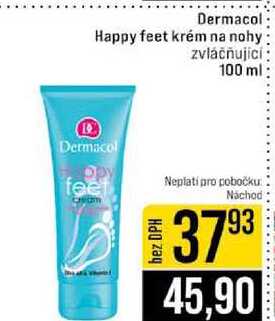 Dermacol Happy feet krém na nohy zvláčňující 100 ml JIP