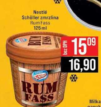 Nestlé Schöller zmrzlina Rum Fass 125 ml