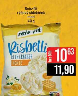 Reis-fit rýžový chlebíček med 40 g