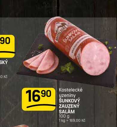 ŠUNKOVÝ ZAUZENÝ SALÁM 100 g 