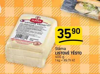 LISTOVÉ TĚSTO 400 g 