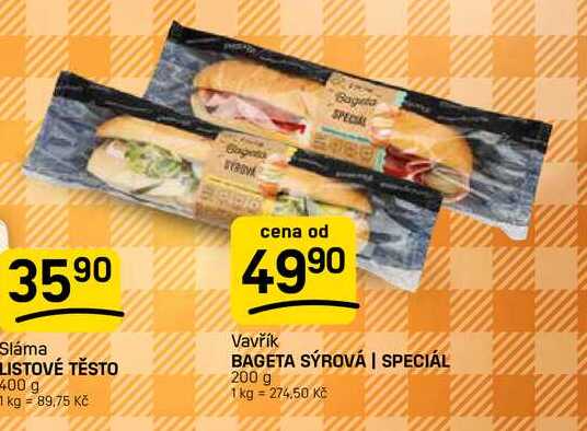 BAGETA SÝROVÁ | SPECIÁL 200 g