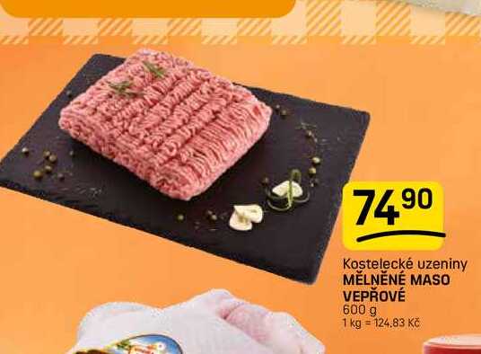 MĚLNĚNÉ MASO VEPŘOVÉ 600 g