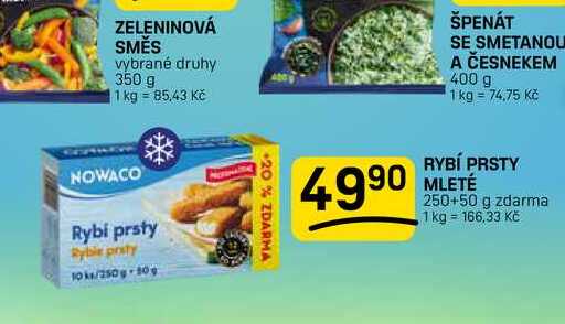 RYBÍ PRSTY MLETÉ 250+50 g 