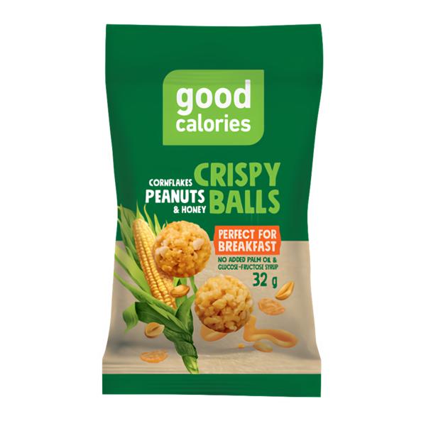good calories Křupavé kuličky, arašídy s medem
