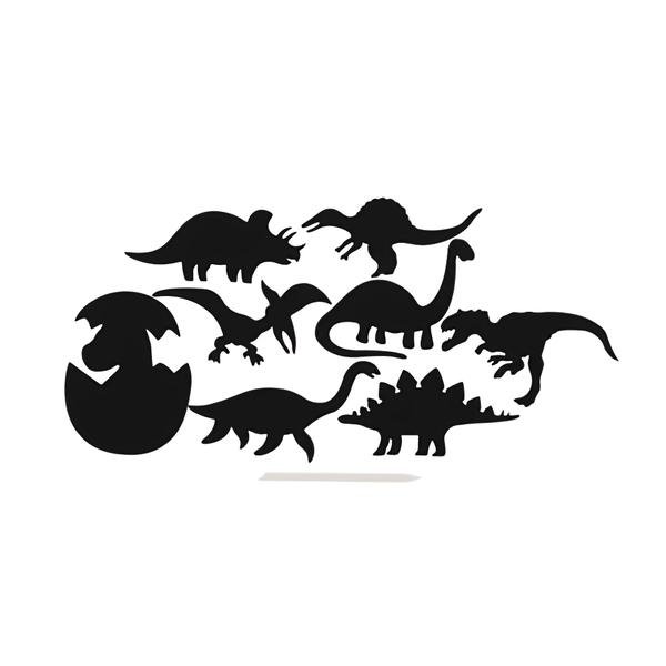Teddies Škrabací obrázek, výřez duhový, dinosaurus Košík.cz