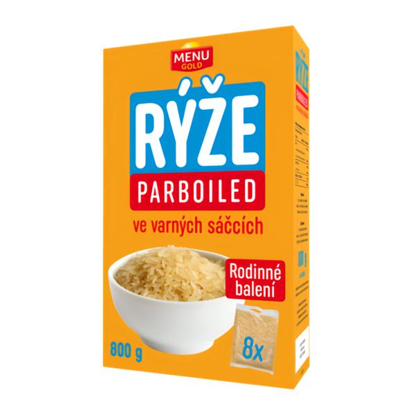 Menu Gold Rýže parboiled ve varných sáčcích 8x100g