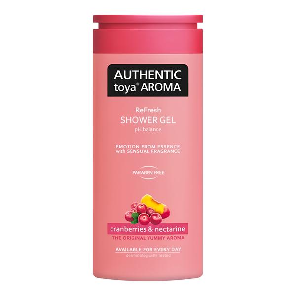 Aroma sprchový gel Cranberries & Nectarine Košík.cz