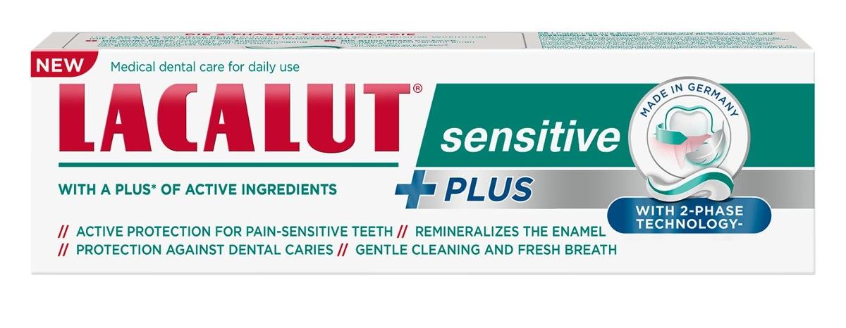 Lacalut Sensitive Plus, 75 ml Globus