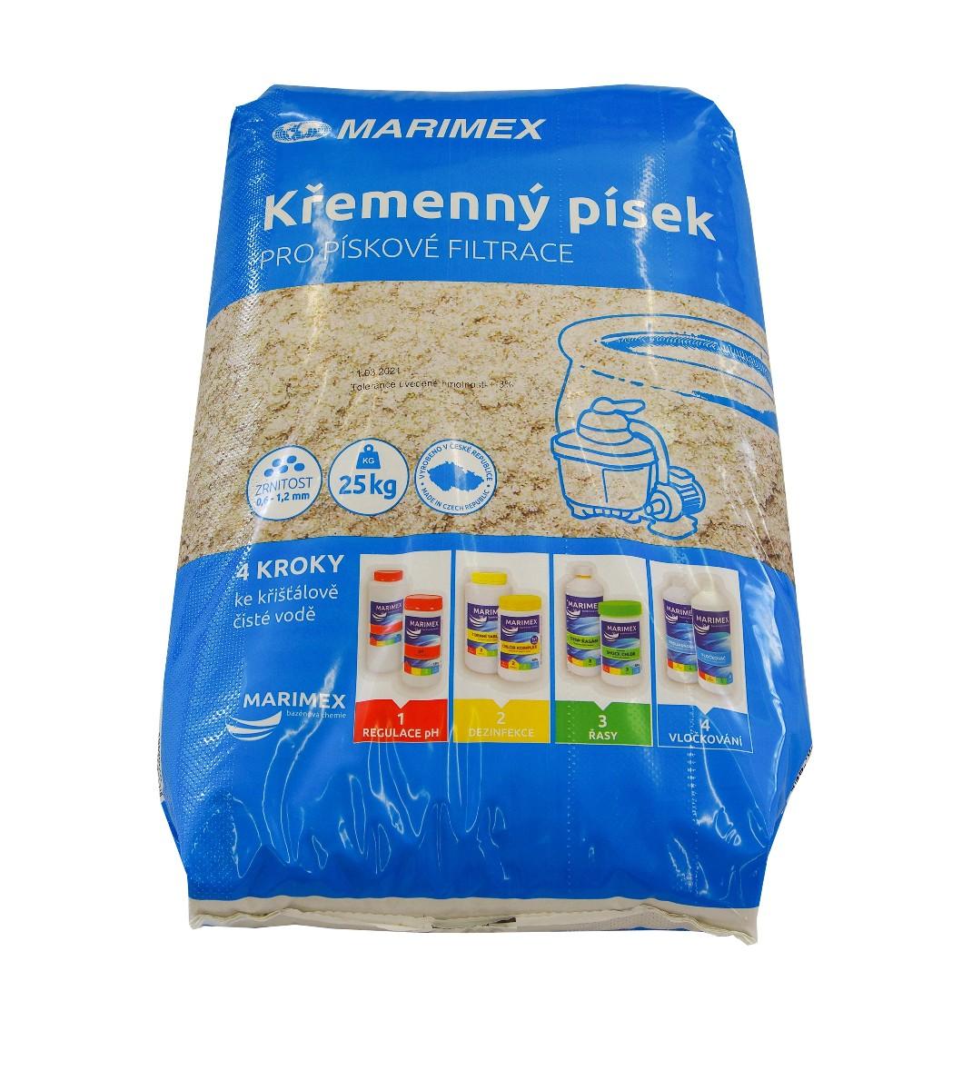 Křemenný písek pro bazénové filtrace, 1 KS