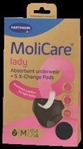 MoliCare lady absorpční prádlo s vložkou + 5 Pads BENU