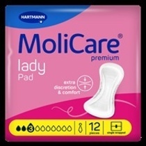 MoliCare Lady Pad inkontinenční vložky 3 kapky BENU
