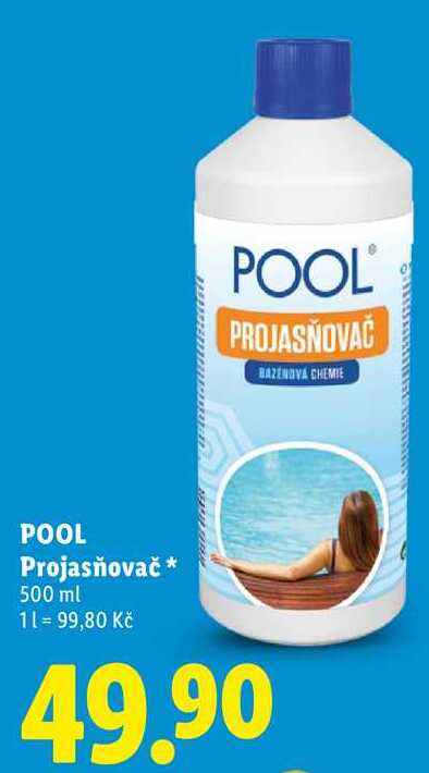 POOL Projasňovač, 500 ml Lidl