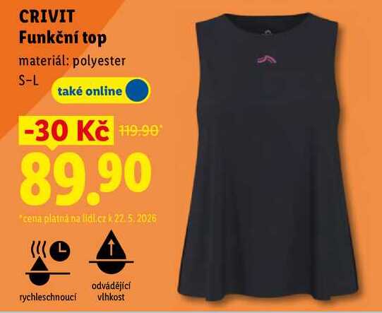 CRIVIT Funkční top