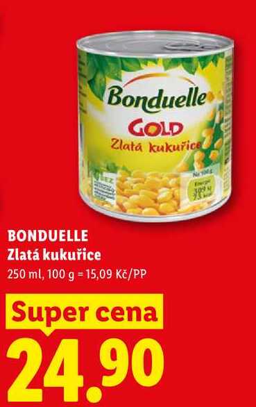 BONDUELLE Zlatá kukuřice, 250 ml