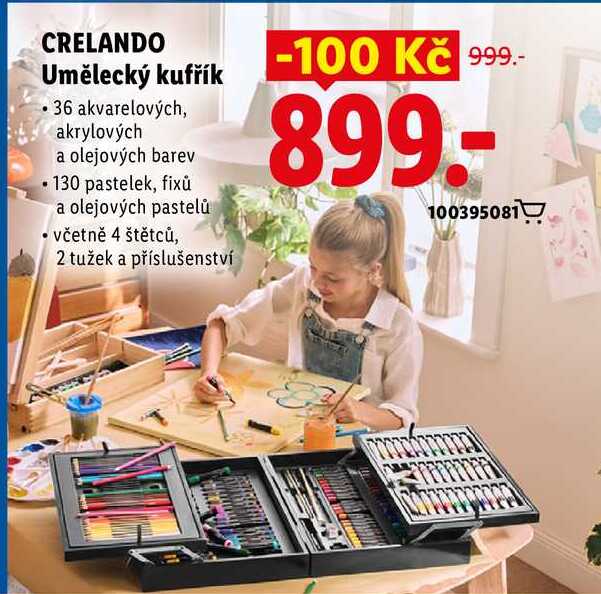 CRELANDO Umělecký kufřík