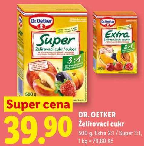 DR. OETKER Želírovací cukr, 500 g