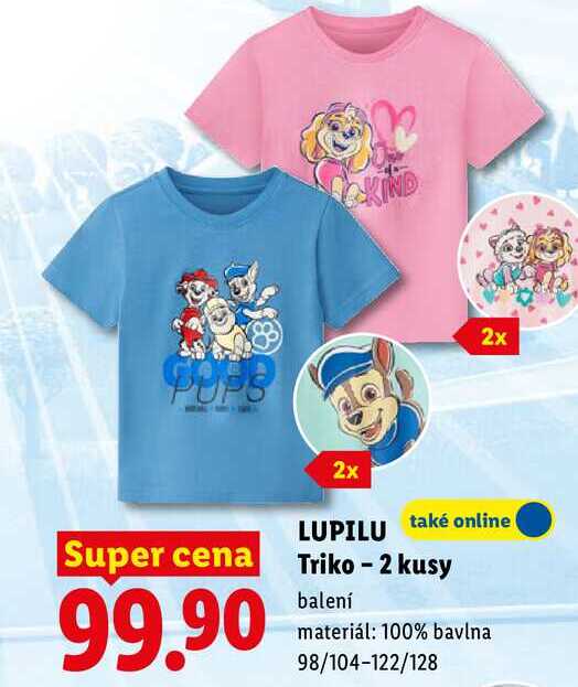 LUPILU Triko - 2 kusy