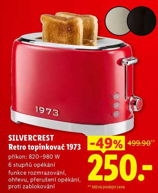 SILVERCREST Retro topinkovač 1973