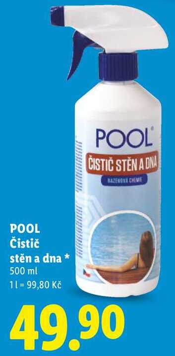 POOL Čistič stěn a dna, 500 ml Lidl