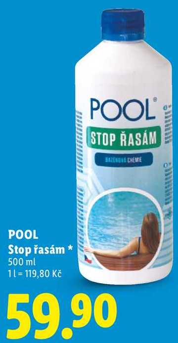 POOL Stop řasám, 500 ml Lidl